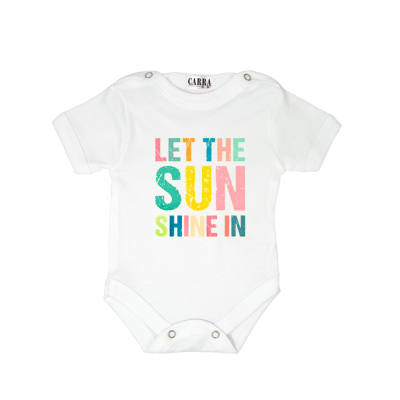 Carra Let The Sun бебешко боди
